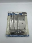 Gate House 4-INCH Square Corner Hinges Satin Nickel 0308900 New N1. Fixed Price $11.19.