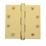 Baldwin 1045031I Square Mortise Hinge, Unlacquered Bright Brass. Fixed Price $59.30.