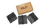 Kolet 4IN Ball Bearing Door Hinges Black Metal Square Set 3 W/ Screws 4BL-SRDH. Fixed Price $19.99.