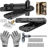 Hidden Pivot Hinge, 570LBS Load-bearing Heavy Duty Hardware For Bookcase, Murphy. Fixed Price $64.99.