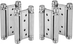 2 Pairs (4PCS) Of 5" Heavty Duty Stainless Steel Cafe Saloon Door Swing Self.... Fixed Price $61.35.