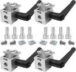 4 Sets 2020 Aluminum Extrusion Pivot Joint Bracket Swivel Mount Silver. Fixed Price $28.63.