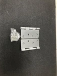 Ball Bearing 1/4" Radius Corners Mortise Hinge - Pair Brushed Chrome. Fixed Price $13.82.