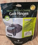 Heavy Duty Self Closing Spring Hinges 2PK Vinyl Wood Gate.d&d Tec Truclose. Fixed Price $39.09.