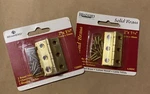 Sets Of Solid Brass Hinges 1 3/8 Brainerd 7200XC. Fixed Price $14.00.