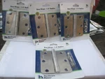 (4) Hardware House Satin Nickel HH52-5683- Inch Door Hinges 1/4 Radius. Fixed Price $19.49.