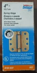 National Hardware 4" Spring Hinge Replacement. Fixed Price $17.00.