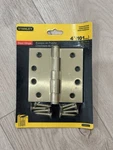 New Stanley 10 Pack Commercial Grade Heavy Duty Brass 4" Door Hinges 05-1405. Fixed Price $80.97.