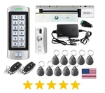 Door Access System, Electric Magnetic Lock Kit 660LB, 2 Remote. Fixed Price $159.99.