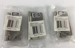 Qty Cosmas 37588 1/2" X 1/4" Satin Nickel Rounded Corner Hinges Fs. Fixed Price $14.88.
