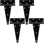 4 Hillmaster 10 Inch T-strap Heavy Dutyshed Door Hinges Gate Black. Fixed Price $25.00.