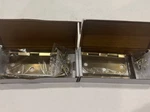 Emtek Door Hinges, French Antique Brass (910337 US7) Boxes For $21. Fixed Price $21.00.
