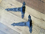 Antique Barn Door Gate Strap Hinges Wrought Iron Solid Working. Fixed Price $29.00.
