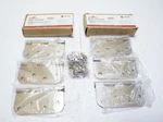 New Lot Of 6 Design House Radius Door Hinges 4"X5/8" Satin Nickel 181594 Shpfree. Fixed Price $28.49.