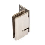 Portals Concerto 90 Wall-glass Hinge Offset Backplate Polished Nickel. Fixed Price $75.00.