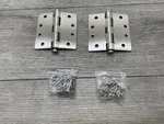 Deltana SS44U32D 4" X Square Corner Plain Bearing Mortise Hinge -pair Read**. Fixed Price $23.39.