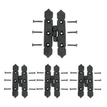 Black Cabinet Hinge Iron Spear Tip 4" With Screws Set Of 3 Renovators Supply. Fixed Price $35.99.