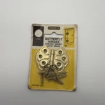 2 Vtg Stanley Butterfly Hinges Cd 1484F Brass Steel New Old Stock - Sealed. Fixed Price $7.80.