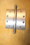 Von Morris Solid Brass Five-knuckle, Ball-bearing Door Hinge 4.5"X4.5" Nickel. Fixed Price $34.99.