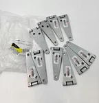 (qty 10) National Hardware N128-249 4" Heavy Strap Hinge Galvanized. Fixed Price $41.57.