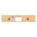Big Horn 70167 3-1/2 Inch Hinge Template, Single Pocket, 1/4 Radius Corner. Fixed Price $40.88.