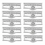 Switch Plate Tag "mudroom" Name Sign Label Chrome Pack Of 10 Renovators Supply. Fixed Price $129.99.
