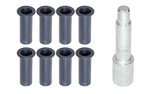 Kentrol 70012 Textured Black Door Hinge Liners For 18+ Jeep Wrangler Jl 4DR. Fixed Price $32.99.