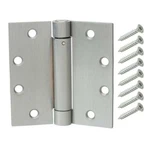 Everbilt 4-1/2" X Satin Chrome Adjustable Spring Door Hinge 163238 #. Fixed Price $26.95.