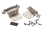 Lot Of 12 Pair Amerock BPR7329G9 Variable Overlay Hinge Sterling Nickel. Fixed Price $19.97.