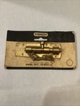 Stanley 3" Barrel Bolt Small Door Window Screen Latch Usa CD1078F Brass. Fixed Price $7.99.