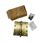 Baldwin Hinge 1051.050.I Square 5X5 Inch Bearing Satin Brass Door Hardware New. Fixed Price $39.99.