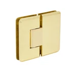Crl C0L380BR Brass Cologne Series Adjustable 180 Degree Glass-to-glass Hinge. Fixed Price $177.05.
