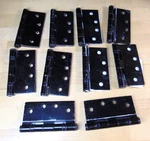 Emtek 94014US19 4" X Steel Heavy Duty Square Corner Hinges Set Of 10. Fixed Price $100.00.