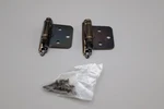 (4) Stanley Home Design Hardware BB8195 Spring Hinges, Antique Brass, S826-255. Fixed Price $8.75.