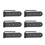 Black Shutter Gate Strap Hinge 4" Galvanized Steel Wrought Iron Pack Of 6. Fixed Price $81.99.