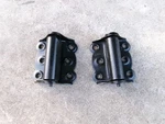 2-VINTAGE Spring Loaded Screen Door Hinges Bommer. Fixed Price $17.00.
