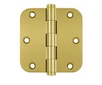 Deltana Door Hinges 3-1/2 X Inch 5/8 Radius .119 Thick Solid Brass. Fixed Price $60.61.