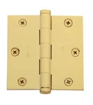 Baldwin 1035003I 3.5 In. X Lifetime Polished Brass Square Hinge. Fixed Price $53.32.