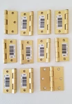11 X 3" Stanley Brass Finsh Hinges With 1-1/4" Screws. Fixed Price $18.14.