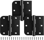 Ball Bearing Door Hinges, 3.5 Inches Black Exterior Square An. Fixed Price $40.99.