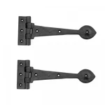 Renovators Supply Black Wrought Iron Strap Hinge 10" Kitchen Cabinet Door Gate. Fixed Price $47.99.