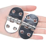 Pair-boat Stainless Steel Door Hinges Round Side 3" X 1.5" Marine Yacht. Fixed Price $9.71.