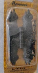 Nos Colonial Black Amerock # A1616 Cb Weathered Steel Hinges For Flush Doors. Fixed Price $8.85.