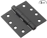 3 Pack - Mortise Butt Ball Bearing Hinges 4822FBB Flat Black Finish New!. Fixed Price $18.99.