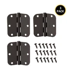 3-1/2 In. X 5/8 Radius Oil Rubbed Bronze Door Hinge Value (3 Per Pack). Fixed Price $5.59.