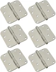 National Hardware N830-270 Stainless Steel Round Edge 4" Door Hinge Pack Of 6. Fixed Price $99.89.