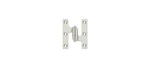3" X 2-1/2" Hand Olive Knuckle Hinge; Bright Nickel Finish. Fixed Price $64.50.