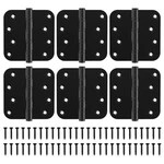 Kolet Ball Bearing Door Hinges, 4 X Inches Black Heavy Duty Stain. Fixed Price $104.29.