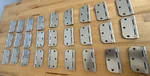 27 Pack Satin Nickel Door Hinges 3.5 Inch Interior Home Hardware. Fixed Price $85.00.