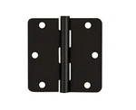 12 Pcs. - Cosmas Flat Black Door Hinge #4407 Size: 4" X 5/8" **new**. Fixed Price $35.99.